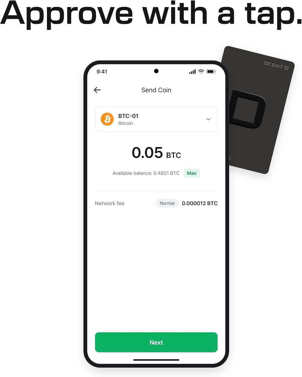 Cartera de hardware criptográfico DCENT S Card + kit de tarjeta R3c...