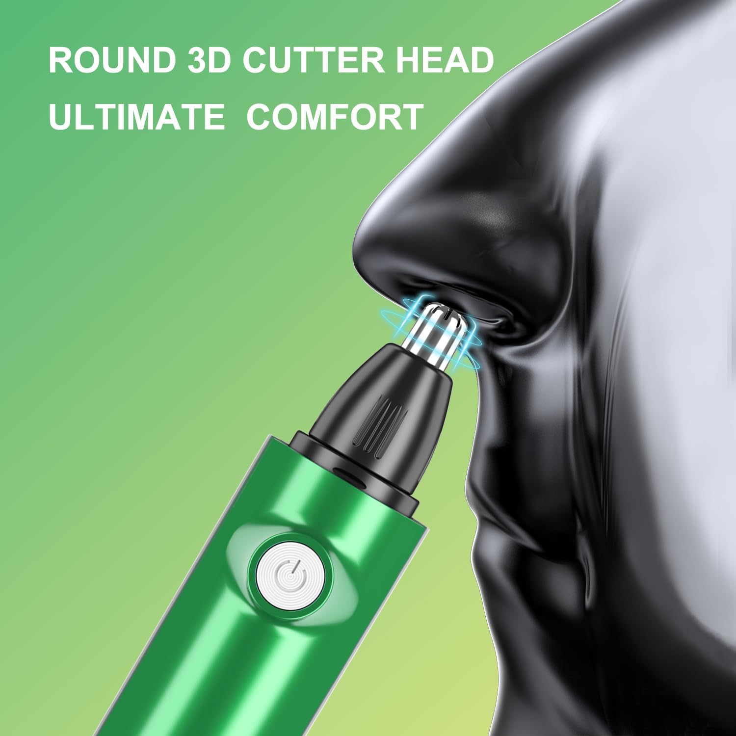 Aiefeya Recortadora de vello facial y nasal, sin dolor, para hombre...