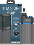 Microtouch Titanium Edge - Recortador de orejas y nariz con doble c...