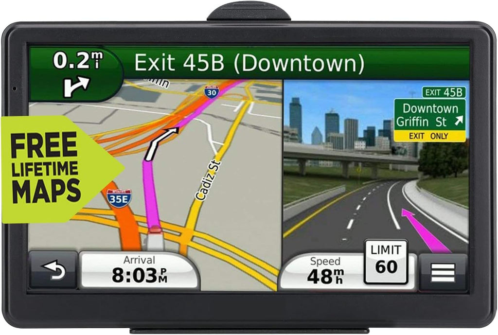 Navegación GPS para automóvil, mapa 2025 de 7 pulgadas con pantalla...