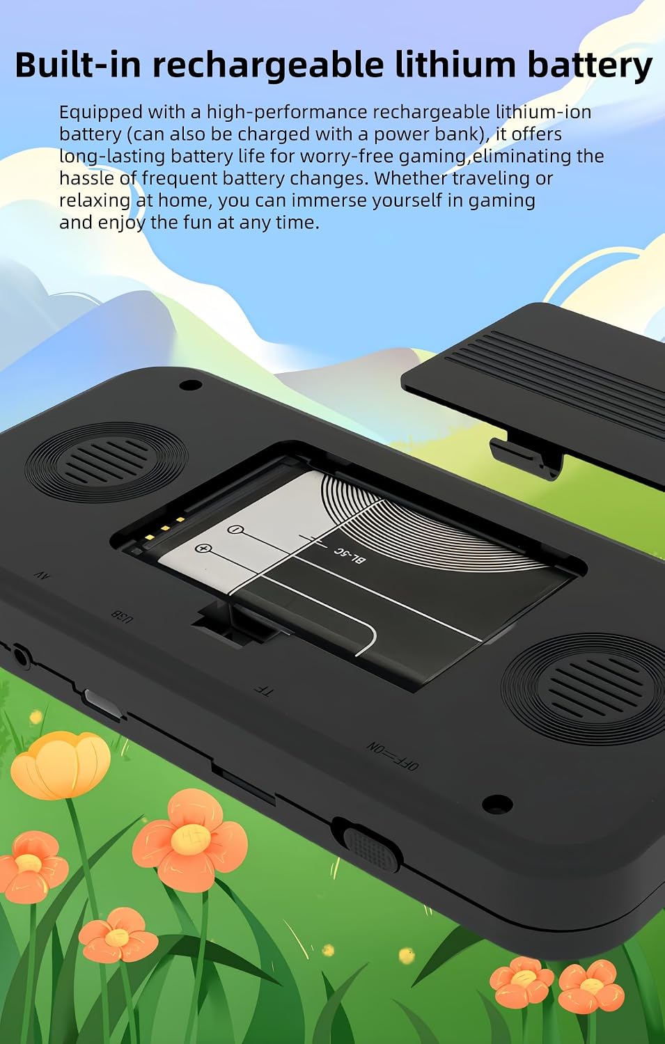 JXD Mini Consola de Videojuegos Retro con Pantalla LCD de 3 Pulgada...