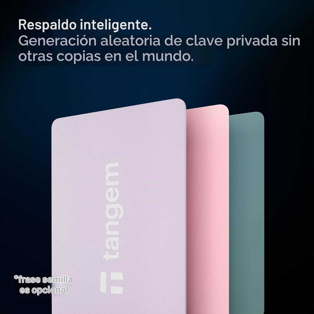 TANGEM Paquete de 3 carteras, billetera criptográfica segura, almac...