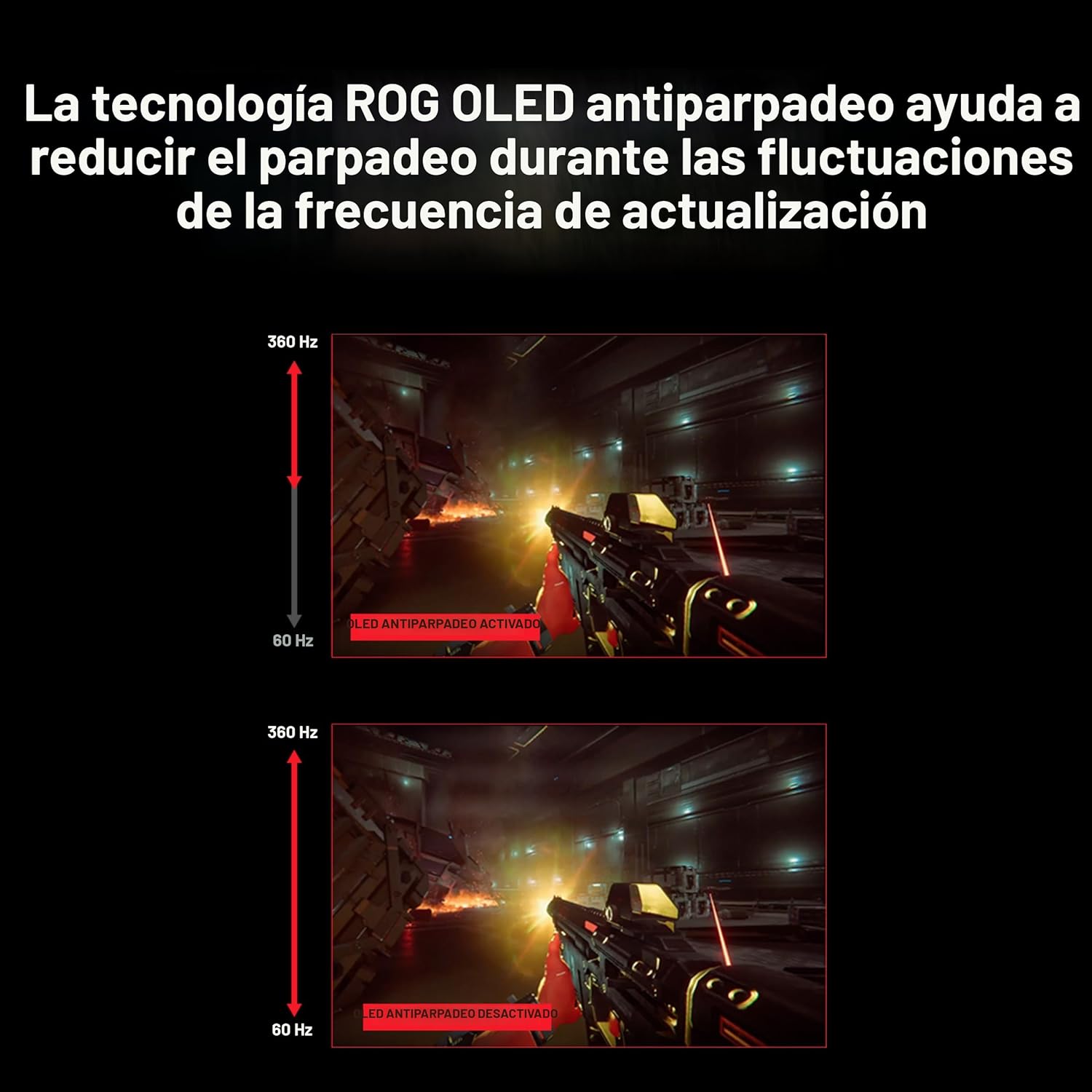 ASUS ROG Strix Monitor para juegos QD-OLED de 26.5" 1440P (XG27...