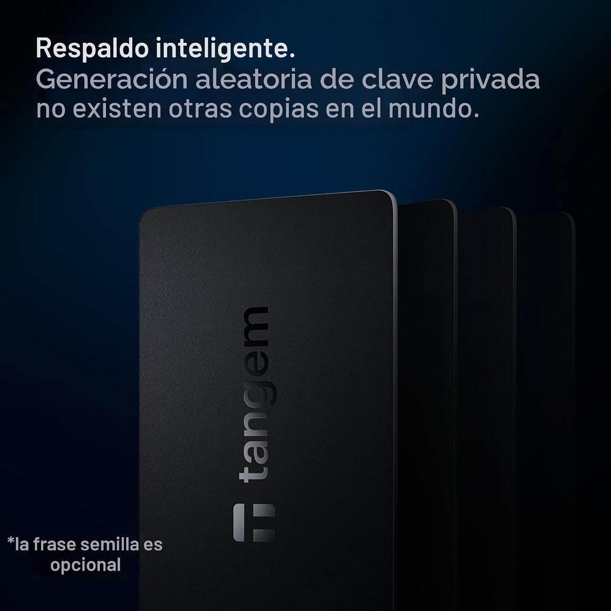 TANGEM Stealth Crypto Wallet Pack de 3 - Almacenamiento en frío de...