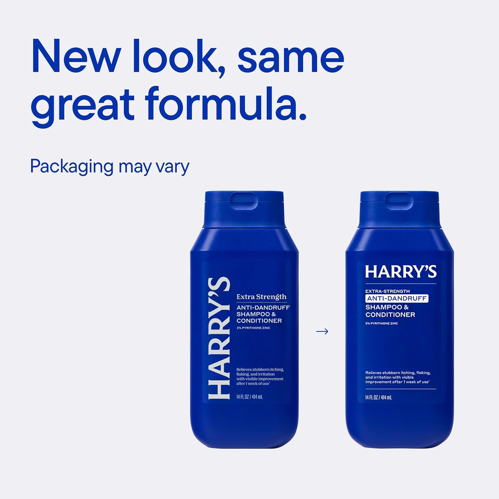 Harry's Champú y acondicionador 2 en 1 para hombre extra fuerte...