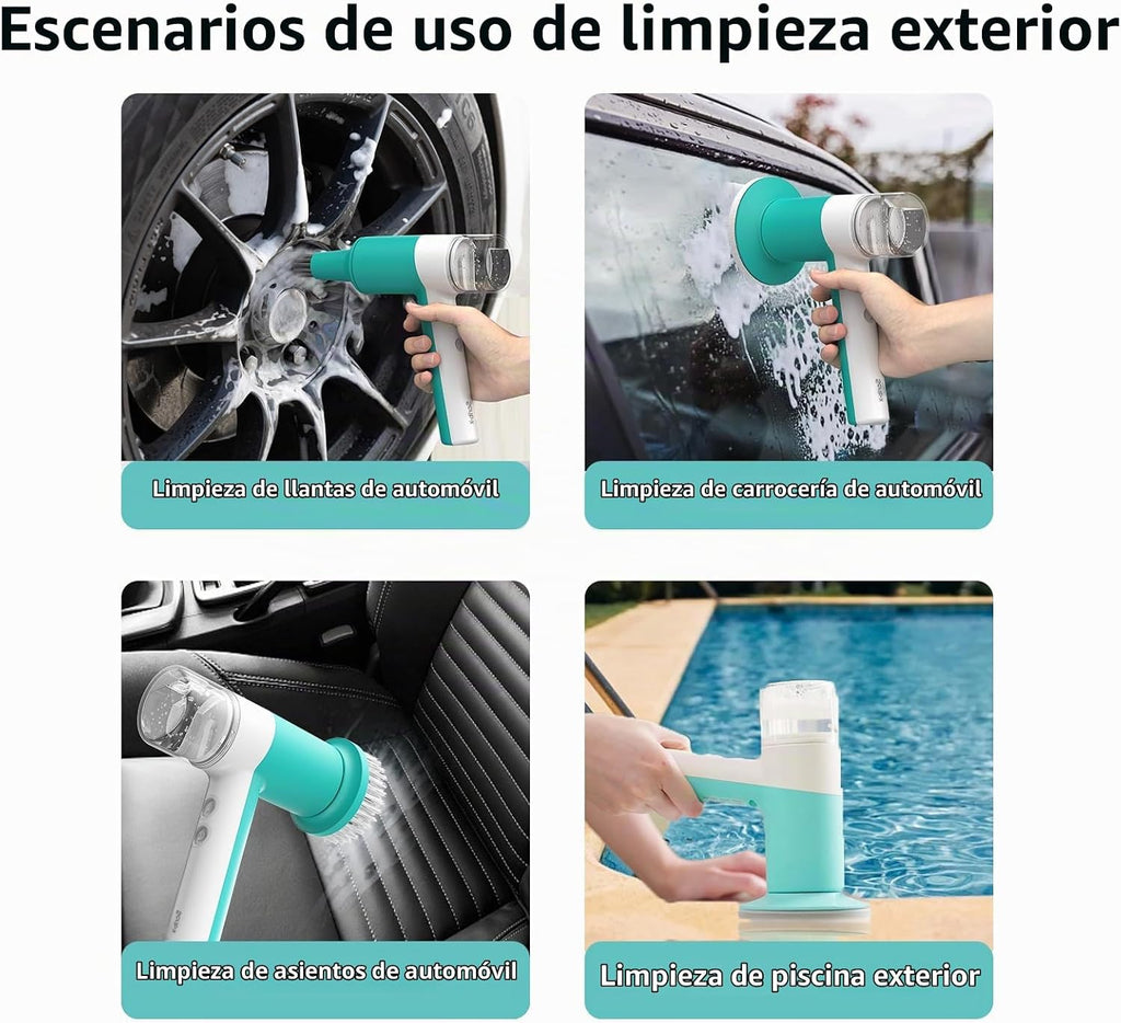 SCRIB-X Cepillo eléctrico de doble rotación, IPX5, impermeable, mul...