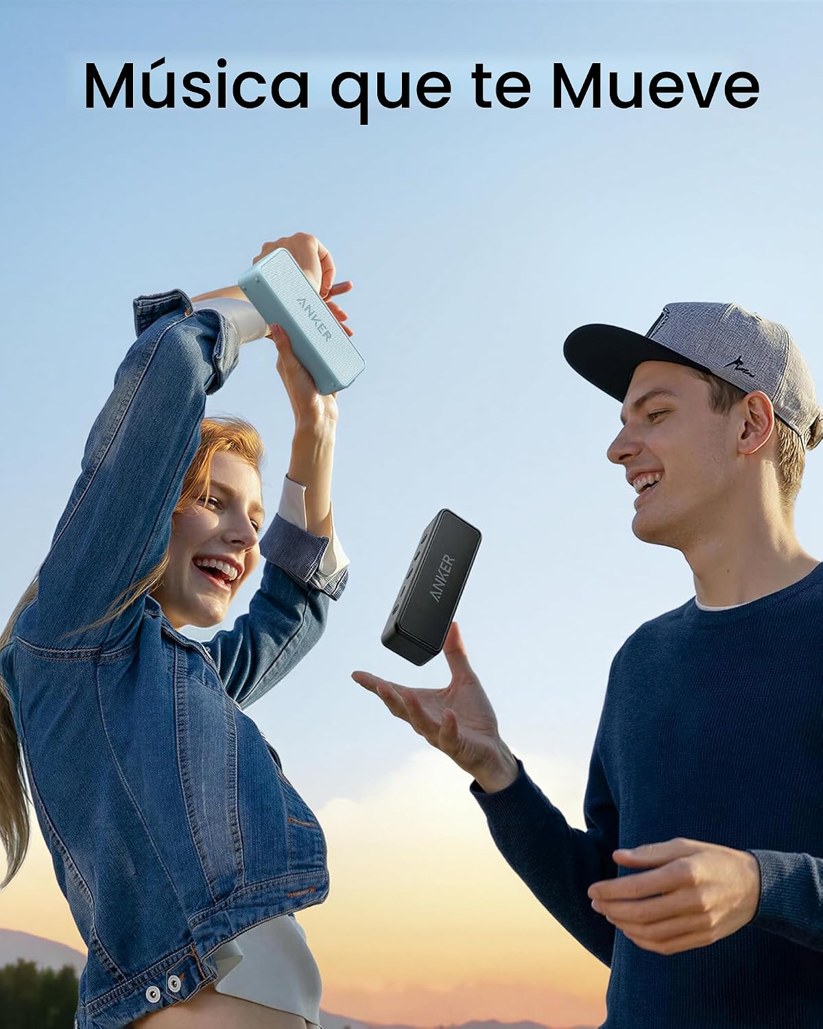 Anker Soundcore 2 Altavoz Bluetooth Portátil con Sonido Estéreo, Bl...
