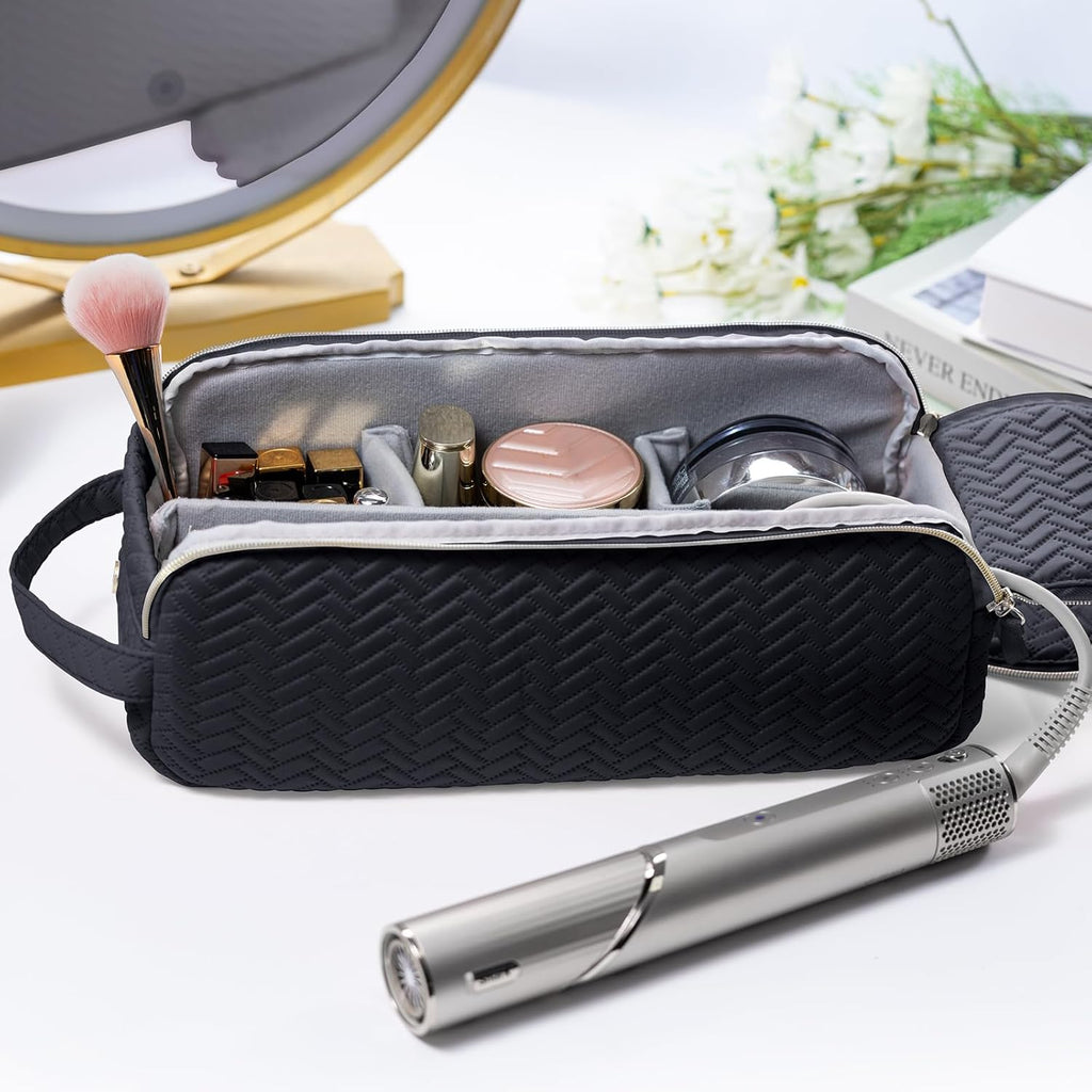 ELCUPA Bolsa de viaje grande para herramientas para el cabello comp...