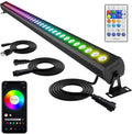 Umidkin - Barra de luz LED enlazable al aire libre que cambia de co...