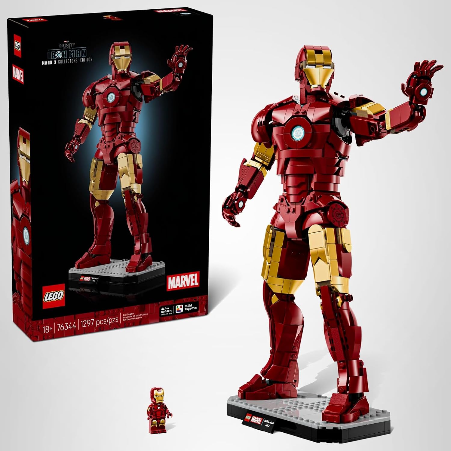 LEGO Marvel Iron Man Mark 3 Edición de coleccionistas - Set de cons...
