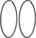 PROSTEEL 12\/16\/24\/32\/40 Pulgadas Aretes de Aro Gruesos para Muj...
