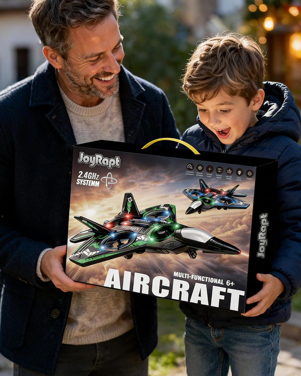 JoyRapt Form - Drones de avión RC para niños, avión de control remo...