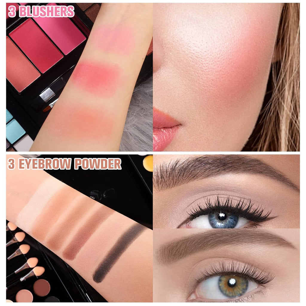 Kit de maquillaje profesional de 177 colores para mujeres y niñas,...