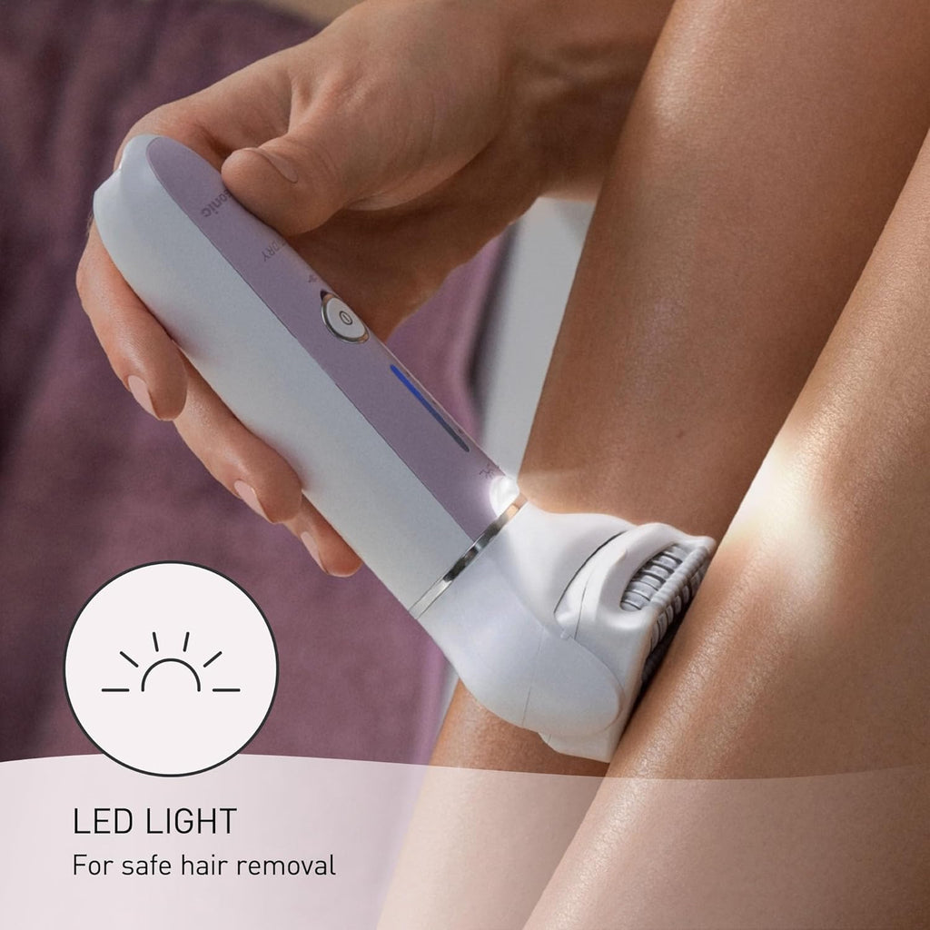 Panasonic Depiladora con tapa suave, herramienta de depilación eléc...