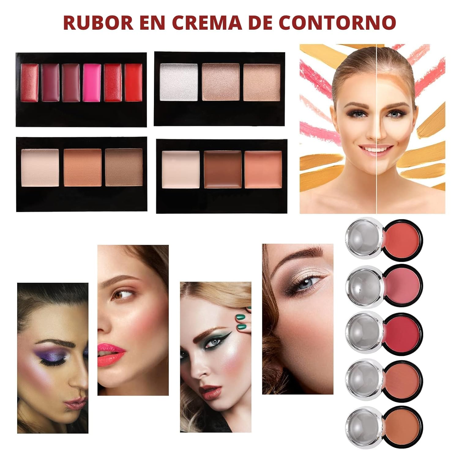 Hegafoo Kit de maquillaje todo en uno para adolescentes, kit de maq...