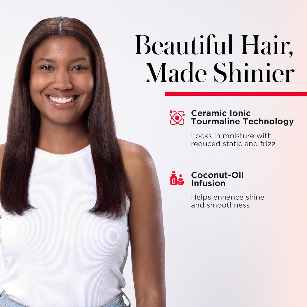 REVLON SmoothStay XL Alisador de Cabello - Cepillo Alisador con Cal...