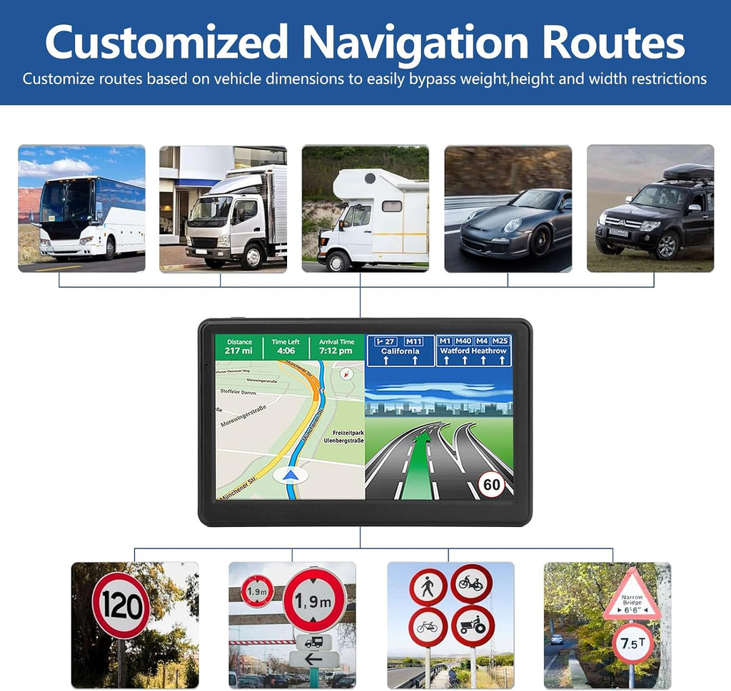 Navegador GPS para coche, camión, RV de 9 pulgadas | Coche, camión,...
