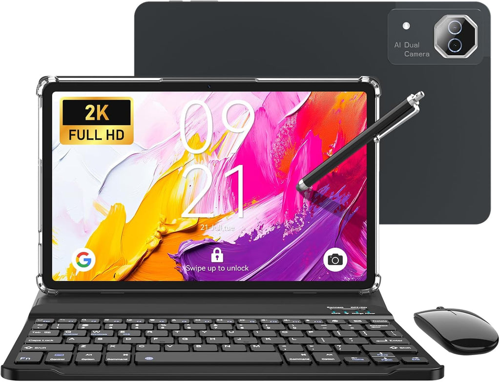 Android 15 Tablet 2026 Últimas tabletas grandes 2K de 12 pulgadas,...