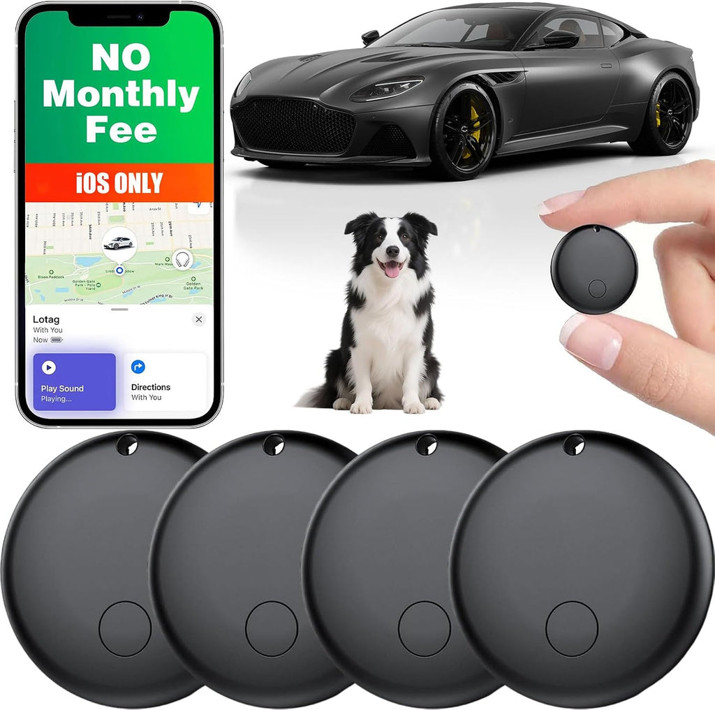 Mini rastreador GPS para vehículos compatible con Find My (solo iOS...
