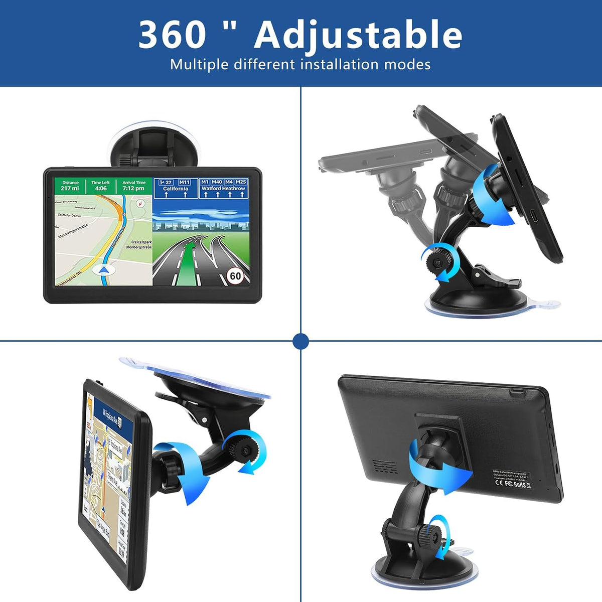 Navegador GPS para coche, camión, RV de 9 pulgadas | Coche, camión,...