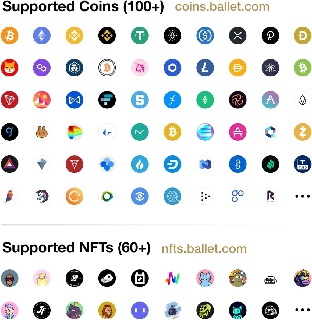 Ballet XRP - Cartera para tarjetas de almacenamiento en frío \u2013...