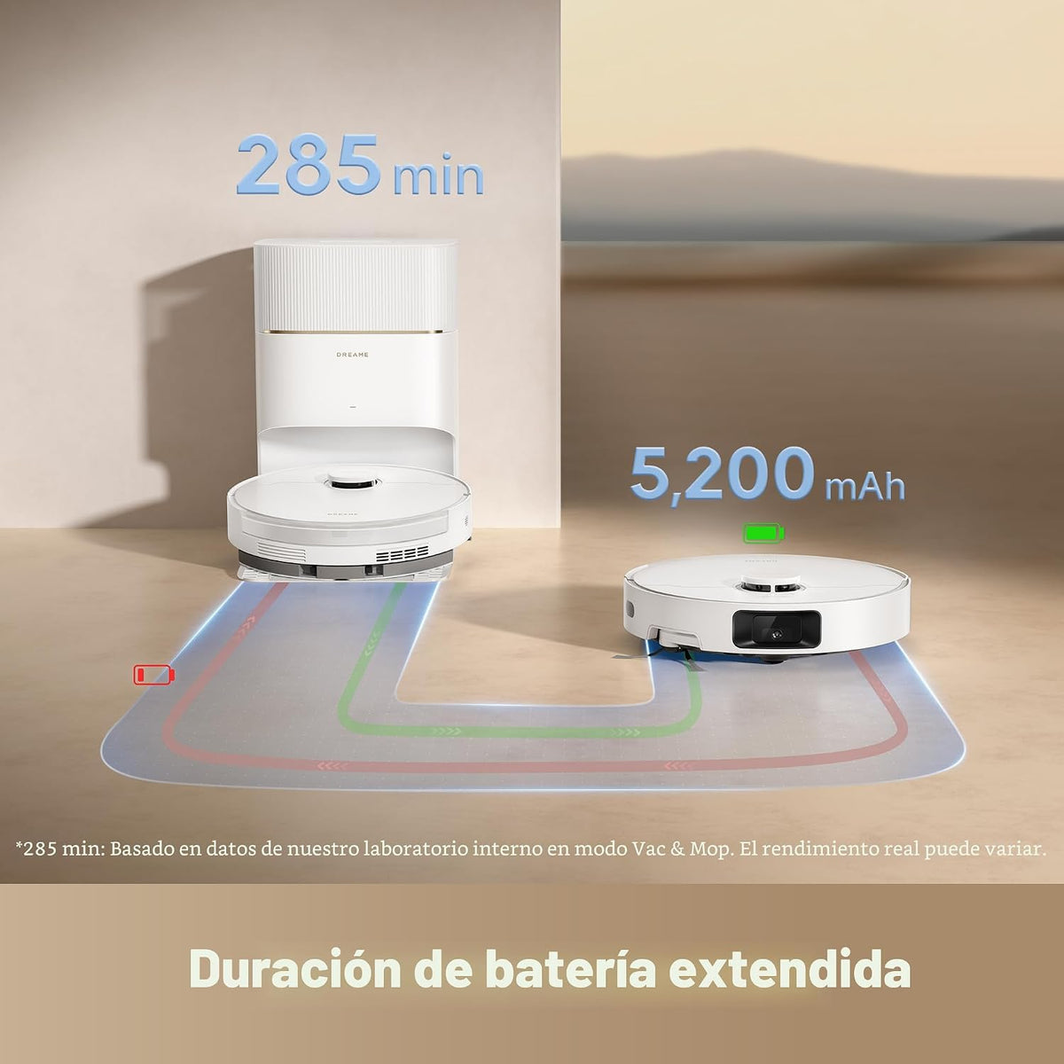 dreame Robot aspirador y trapeador D20 Pro Plus, desenredante DuoBr...