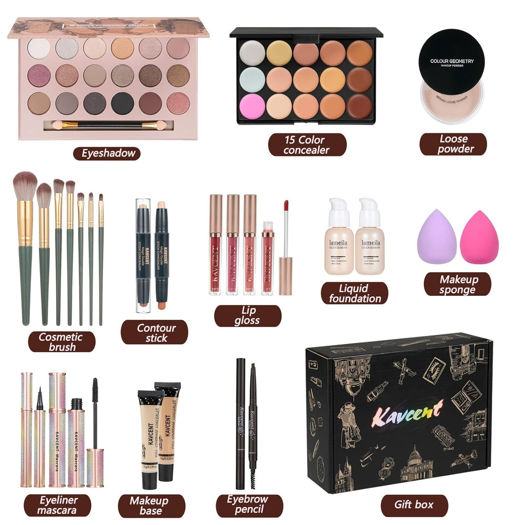 Kit de maquillaje para adolescentes, kits de maquillaje para mujere...
