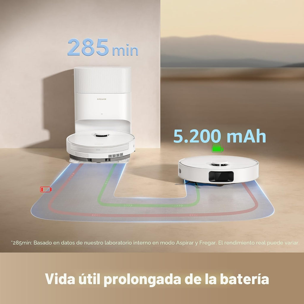 Dreame D20 Plus Robot Aspirador y Trapeador, DuoBrush Desenredante...