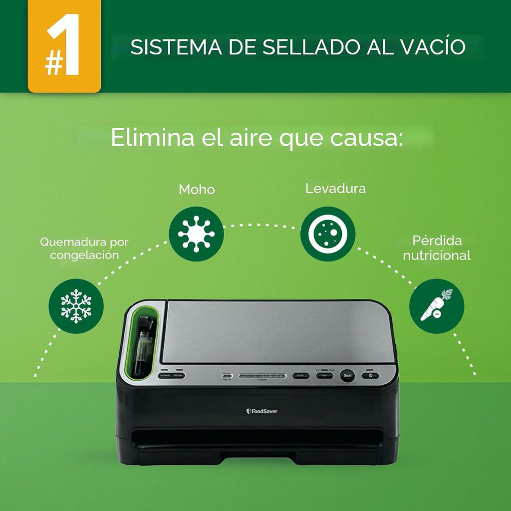 FoodSaver® 4800 Series Sistema de sellado al vacío automático 2 en...