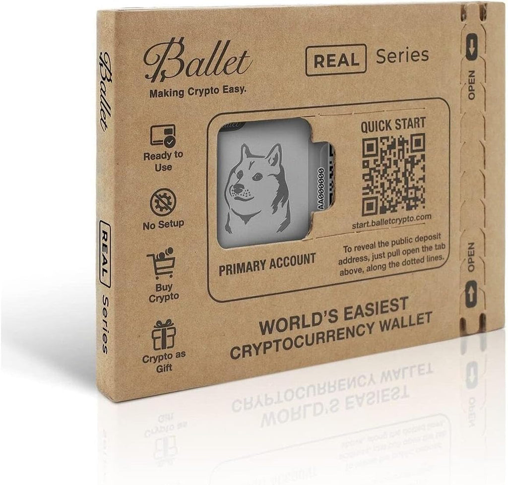 Ballet REAL Series Dogecoin - Tarjeta de almacenamiento en frío