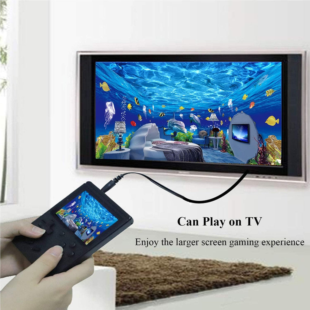 Jafatoy - Consola de juegos de mano para niños y adultos retro, 168...