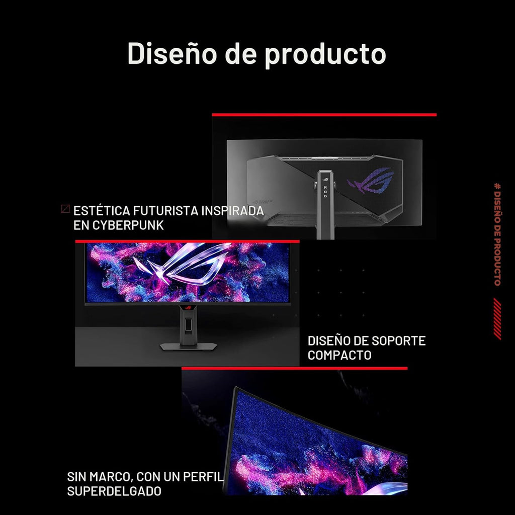 ASUS ROG Strix Monitor para juegos QD-OLED HDR ultra ancho de 34 pu...