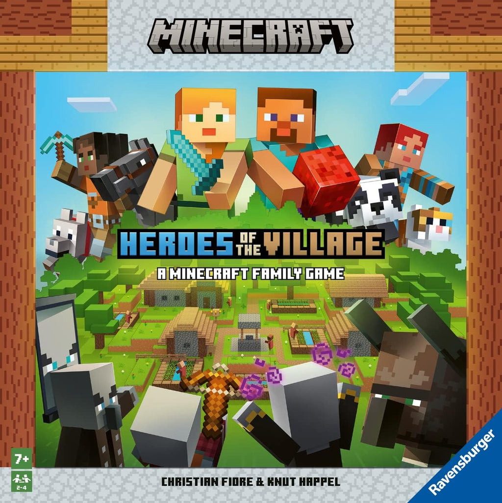 Ravensburger Minecraft Heroes of The Village | Juego de mesa cooper...