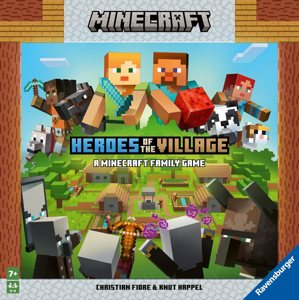 Ravensburger Minecraft Heroes of The Village | Juego de mesa cooper...