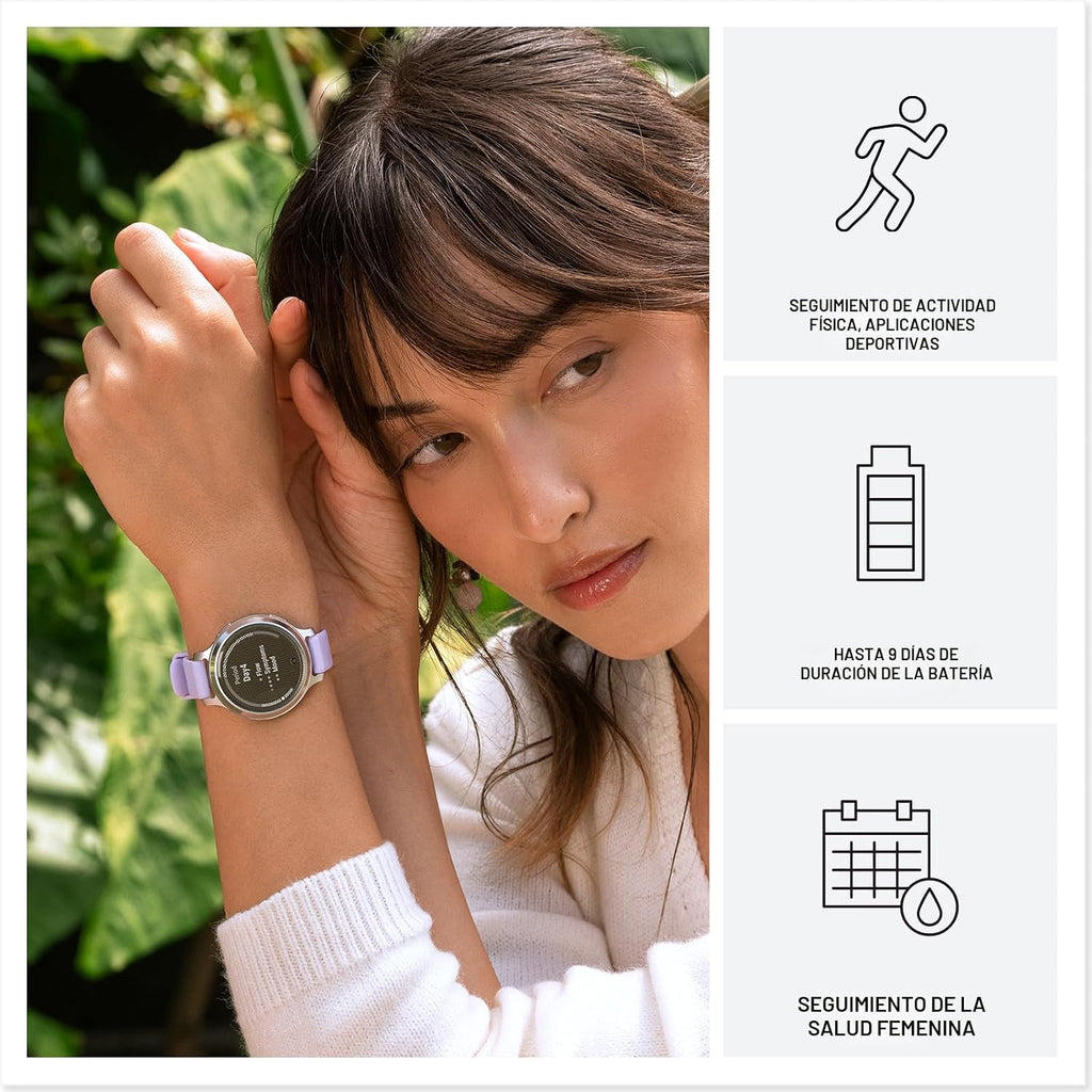 Garmin Lily® 2 Active, pequeño y elegante reloj inteligente, GPS in...