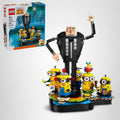 LEGO Despicable Me 4 Gru y Minions Construidos con Bloques, Figura...