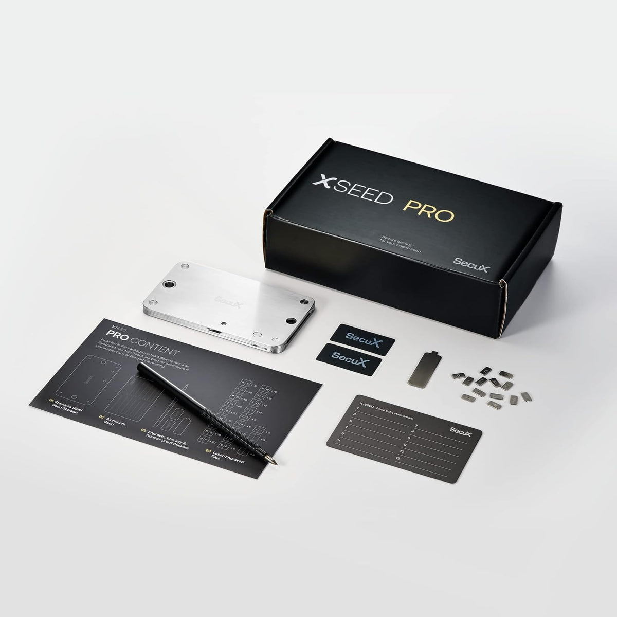 SecuX XSEED Pro - Cartera de Bitcoin indestructible Crypto Seed Sto...