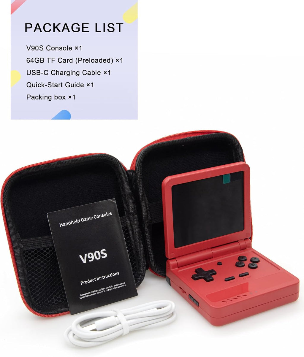 Powkiddy V90S - Consola de mano retro - Más de 10,000 juegos precar...