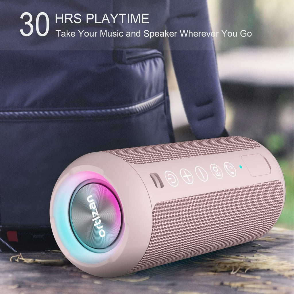 Ortizan - Parlante Bluetooth 5.3, inalámbrico, impermeable IPX7, so...