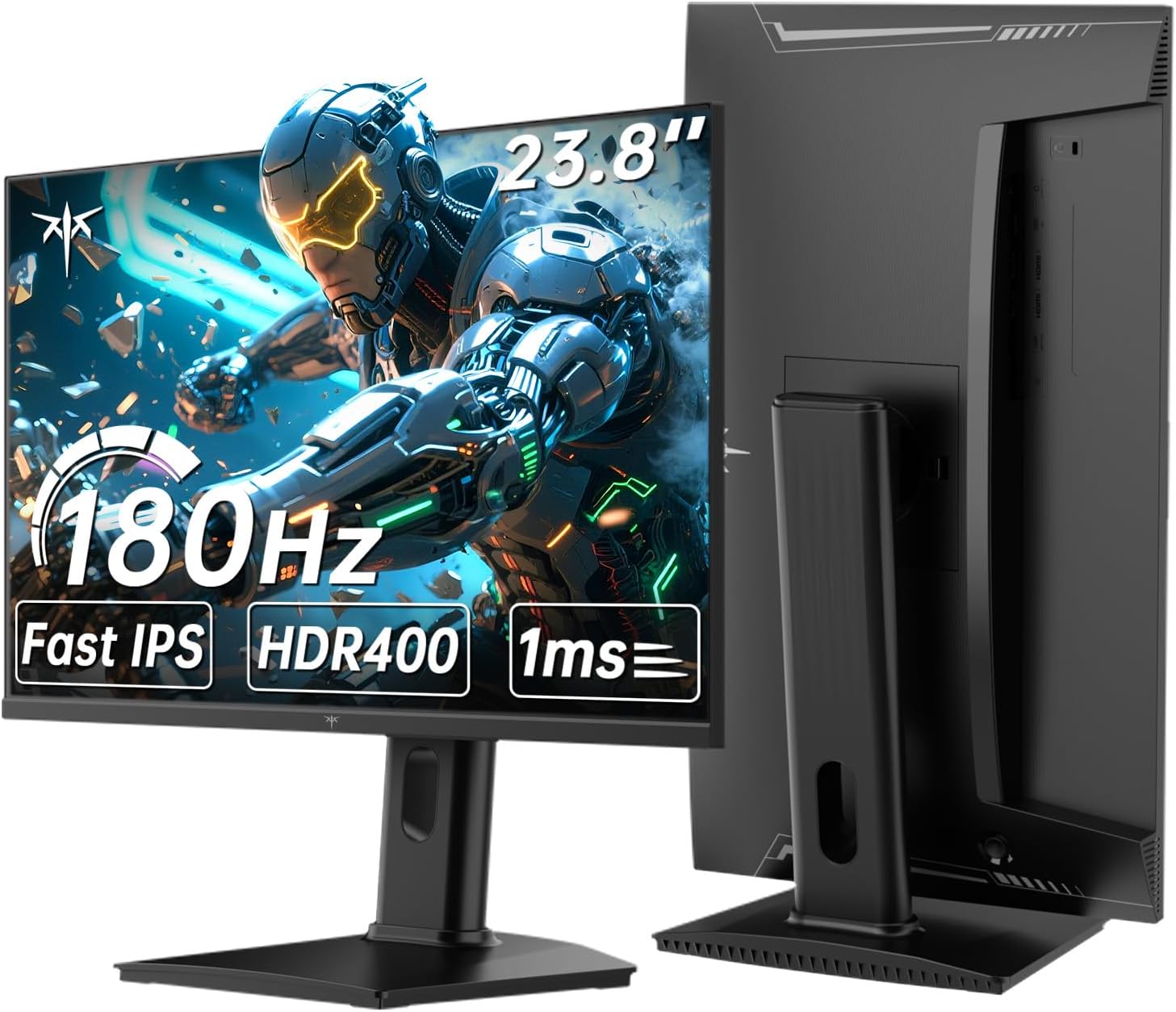 KTC Monitor de juegos QHD de 24 pulgadas 180Hz, monitor de computad...