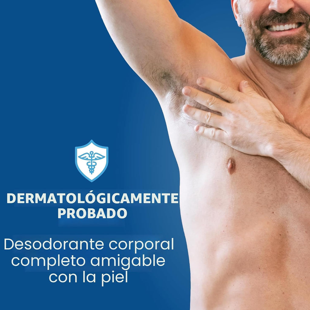 Mando Desodorante de cuerpo entero para hombres, barra lisa y sólid...