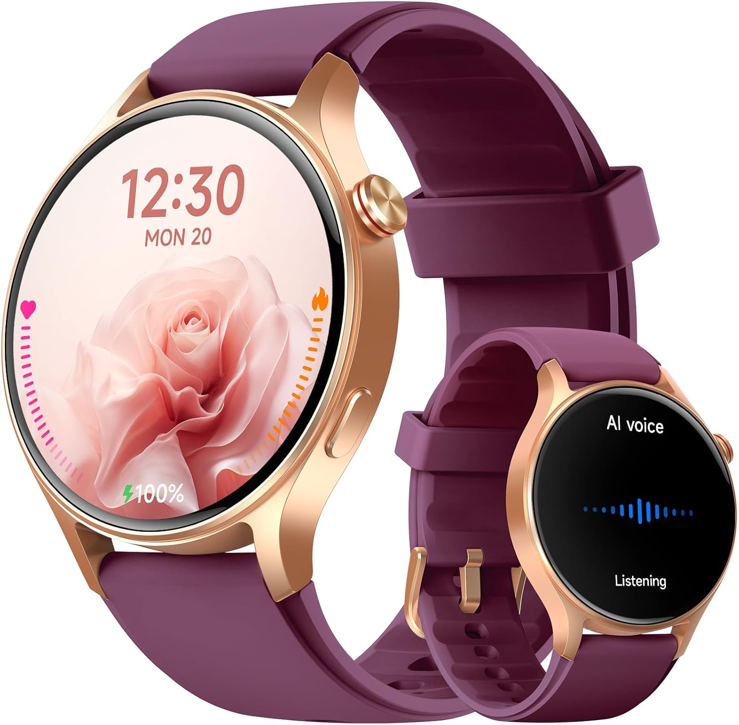 Reloj inteligente para mujeres, responder\/hacer llamadas, pantalla...