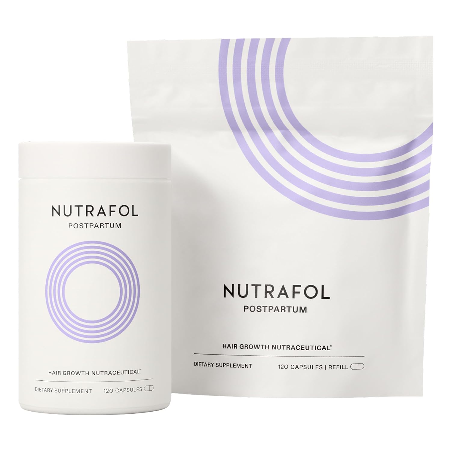 Suplemento para el crecimiento del cabello posparto Nutrafol