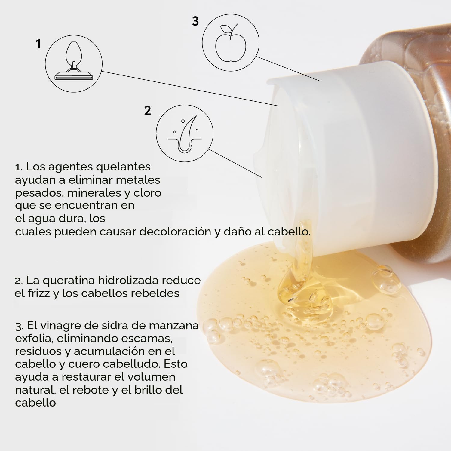 OUAI Detox - Recambio de champú clarificante para acumulación, suci...