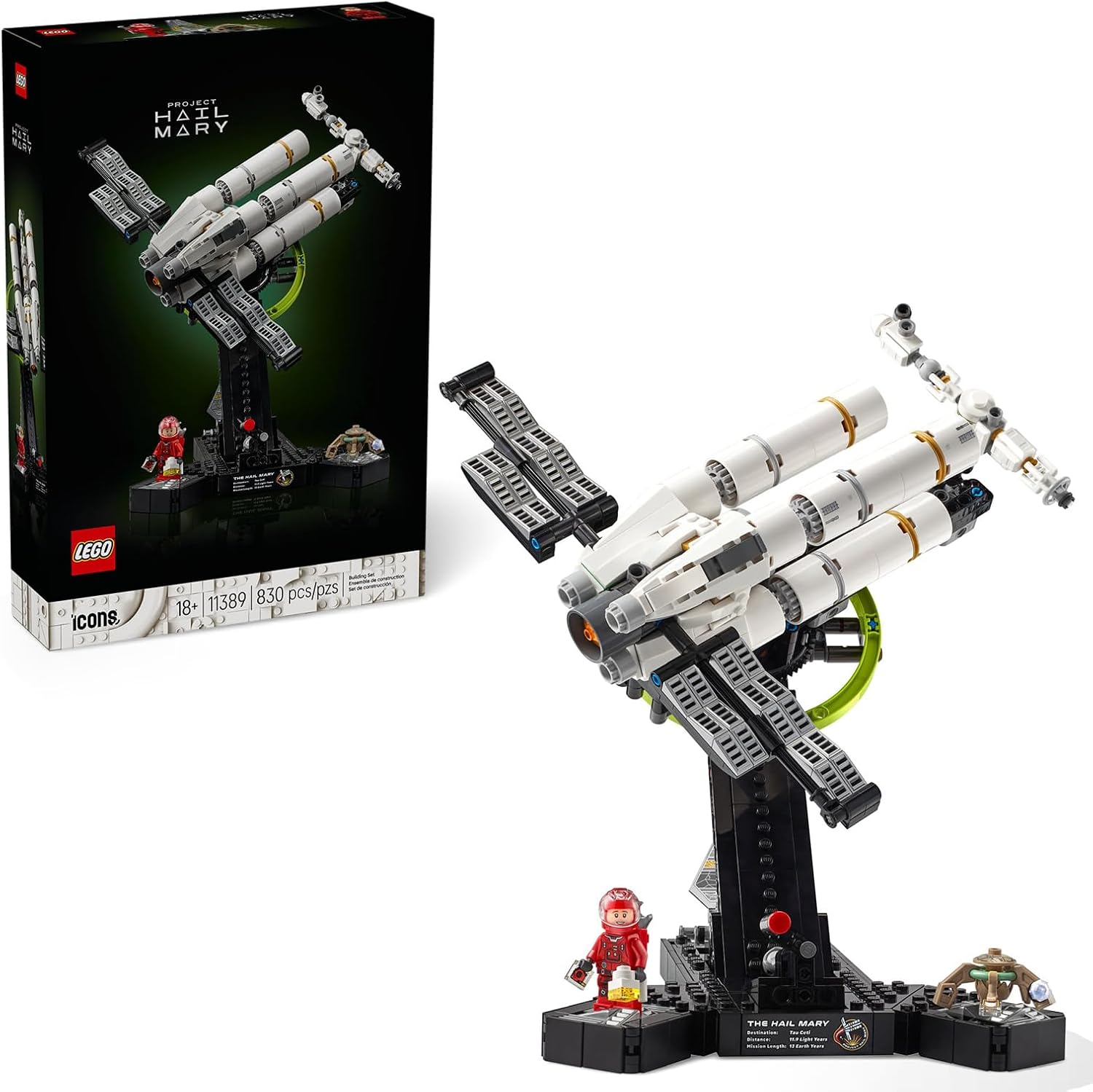 LEGO Icons Project Hail Mary - Juego de construcción coleccionable...