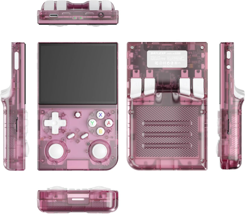 Consola de juegos portátil G350, pantalla IPS de 3.5 pulgadas, sist...
