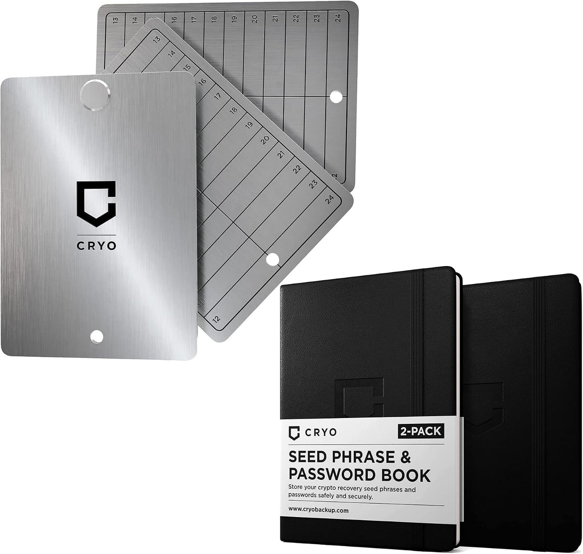 CRYO Paquete de almacenamiento de semillas criptográficas, cartera...