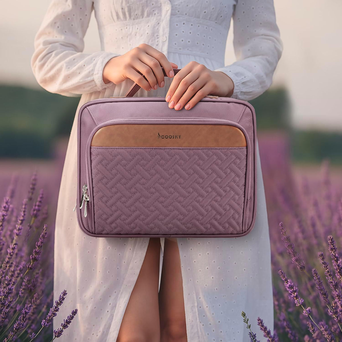 Neceser colgante de viaje para mujer, bolsa de maquillaje extragran...