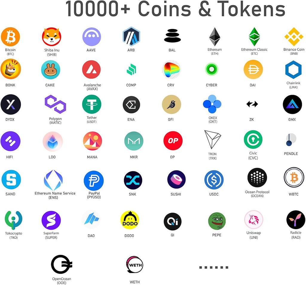 Lumsoloire Crypto - Tarjeta de almacenamiento en frío, billetera fr...