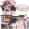Pomcral Kit de maquillaje todo en uno, juego de maquillaje para ado...